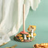 Bicuzat Countertop, Cute Retro Mushroom Pattern Paper Towel Holder Stand, Resin Crafts Display for Kitchen Cafe Western