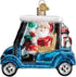 Old World Christmas Glass Blown Ornaments for Christmas Tree, Golf Cart Lover Gifts