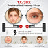 Hahoray 8 20X 4 inches, 360Swivel Wall Mount Makeup Mirror with Strong Magnification Keep Bathroom Shaving Mirror Wall