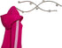 Spectrum Diversified 8-Hook Wall-Mount Double Entryway & Closet Storage, Satin Nickel Hat & Coat Rack for Home Decor