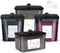 Zingbee 4 Pack Laundry Detergent Containers & Dryer Sheet Holder with Black