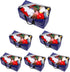 Cryster 6 Pack Packing Moving Bags Heavy Duty, Extra Large Storage Totes Bag with Zippers and Sturdy Handles, Bags