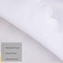 24 24 Inch Small Square White Tablecloth x Polyester Fabric Washable Table Cover Decorative Wrinkle Resistant Solid