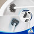 MR.SIGA Toilet Bowl Brush and Holder, 1 Pack - Premium Quality with Solid Handle and Durable Bristles
