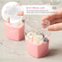 50 Pack 5 oz TOFLEN Heart Shaped Dessert Cups with Lids and Spoons, Mini Plastic Shooter Cups for Parfait, Pudding