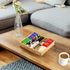 2 Pack Lyellfe K Cup Holder for Drawers, Bamboo Tea Bag Organizer with Adjustable Dividers, Silverware Utensil Flatware