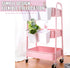 6 Pack Hanging Cup Holder, Rolling Cart Organizer Accessories for Kids Storage