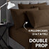 Home Collection Micro Caress Luxurious Sheet Set - 90GSM 4-Piece Queen Size - Brown Color