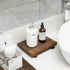 2 Counter Tiamon Pcs Wood Pedestal Stand Riser Wood Riser Soap Stand for Bathroom Farmhouse Soap Tray for Home Kitchen