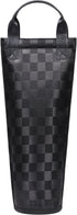 Tirrinia Single Wine Gift Tote Bag, Insulated Padded Thermal Wine Bottle Carrying Cooler for Travel, Picnic, Black