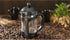 Ovente French Press Coffee, Tea and Espresso Maker, Heat Resistant Borosilicate Glass with 4 Filter Stainless-Steel System, BPA-Free Portable Pitcher Perfect for Hot & Cold Brew 27oz, Black FPT27B by OVENTE