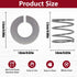 Stainless Steel Spring and Washer, Compatible with Kitchenaid Stand Mixer 3.5/4/5/6/7/8 Quart