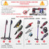 Universal Vacuum Attachments - Hardfloor Brush and Replacement Accessories for Vacuum Cleaners