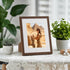 8x10 5x7 8x10 Display,Walnut,1 Pack Boarding Picture Frame,Display photo with Mat or picture without,Photo Frame