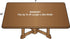 Deluxe Elastic Edged Flannel Backed Vinyl Fitted Table Cover - Basketweave (Beige) Pattern - 4' x 30" - Covers For The