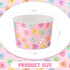Hsei 60 16oz Pcs Valentine's Day Conversation Heart Disposable Soup Bowls Ice Cream Cups Snack Paper Bowls Dessert