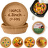 Air Fryer Disposable Paper Liner - 100Pcs Round Non-stick Grease Proof Bakery Baking Paper for Air Fryer