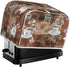 JEOCODY Toaster Bread Maker Cover with Handle, Coffee Theme Print for Dust Protection