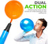 Hand Air Pump for Balloons - 9" Portable Manual Balloon Pump for Inflatables, Pool Floats, Party Garlands