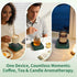 3-Temp Settings, VOBAGA Coffee Mug Warmer for Desk with Auto Shut Off & Coffee Cup Warmer with Smart Safety Alert Home