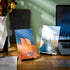 Bucherry 10 Packs Mini Acrylic Easel Stands for Coin Display, Card Holders, Home Office Display (3.4 x 2.5 Inch, Black)