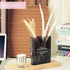 Book-Shaped Flower Vase, Cute Bookshelf Decor, Unique Black Vase for Home Decor & Cultural Flavor Acrylic Flowers Vases