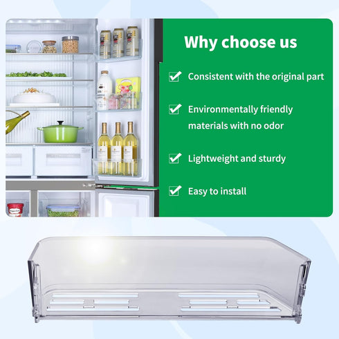 W10887799 W10795606 & W10671656 Refrigerator Door Shelf Bin, Compatible with KitchenAid JennAir Refrigerator