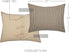 VHC Brands Sawyer Mill Ticking Stripe Sham, Standard 21x27, Charcoal Grey