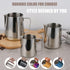 Milk Frothing Pitcher, Thicker Version 20oz Stainless Steel Steaming Pitchers, Barista Tools with Decorating Pen
