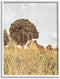 Stupell Industries Countryside Farm Meadow Tall Grass Summer Landscape Photography Wall Art, 11 x 14, Yellow Framed