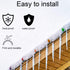 Blulu 120 Pcs Clear Light Clips Hooks, Gutter Clips, Christmas Shingle Clips for C9 C7 C6 Roof, Fence, Outdoor