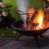 AMAGABELI GARDEN & HOME 26" Long Firewood Tongs, Heavy Duty Log Grabber for Fireplace & Fire Pit