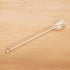 6 Pcs Clear Glass Spoons, 5.1 Inch Stirring Teaspoons for Coffee, Mixing Spoon Tea Stirrers