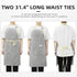 NLUS 2 Pack Kitchen Cooking Aprons: Adjustable Bib, Waterproof Chef Apron with 2 Pockets for Men & Women (Green