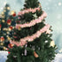 Pink Tinsel Garland 17 Feet for Christmas Tree Decorations, Wedding, Birthday Party Supplies
