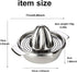 Wingwa Stainless Steel Lemon Squeezer Citrus Juicer Handheld Press Orange Juice Squeezing Tool with Bowl Storage