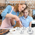 25 Pack Egg Tart Molds, Puto Molder Cookie Steamer Dessert Molds, Small Aluminum Nonstick Pans for Baking