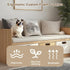 75D Custom Bench Cushions, Cat Claw Leather Fabric Bench Cushions for Indoor/Outdoor Furniture, Mudroom, Reading Nook