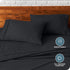 Bare Home Premium 1800 Microfiber Pillowcase Set - Ultra-Soft, Double Brushed, Hypoallergenic - Set of 2, Black