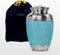 Trupoint Memorials Cremation Urns for Human Ashes - Decorative Burial Urn for Adult Men and Women, Large Light Blue