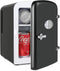 Simple Deluxe 4L Portable Mini Fridge, Warmer and Cooler for Six 12oz Cans, Eco-Friendly, Compact Refrigerator