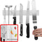 Modern Innovations 12 Inch Magnetic Knife Holder for Refrigerator, Stainless Steel Tool Rack for Knives & Utensils
