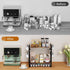 Countertop 32 12 3 3-Tier 1 Coffee Bar Station Organizer for - Pod for K Cup Holder with Drawer and Mug Holder, Tier