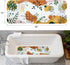 40x16In Bathtub Mat Non Slip Extra Long Boho Bath Mat for Tub Decorative Bath Tub Mat with Drain Holes Suction Cups