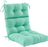 ZEOLABS Outdoor High Back Chair Cushion,Water Resistant Tufted Adirondack Rocking Chair Cushion with
