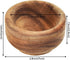 Acaica Wood Condiment Cups Tiny Mini Pinch Bowls Cups, Dip Sauce, Nuts, Candy, Fruits, Appetizer, and Snacks,Dia 2-3/4" x 1-1/2", Set of 3