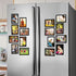CRUGLA 4x6 Magnetic Picture Frames - 12 Packs, Black Photo Frame Set for Refrigerator