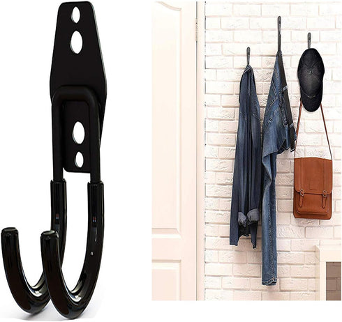 Ironing Board Hanger Wall Mount, 2-Pcs Ironing Board Holder for Laundry Rooms, Utility Rooms, Closet Saving