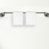 2-Piece Set 100% Qute Home Personalized Custom Washcloths Cotton, Soft & Absorbent Embroidered Name or Monogram Hotel