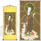 Zzooi Ksitigarbha Silk Hanging Scroll Wall Art, Ksitigarbha Bodhisattva